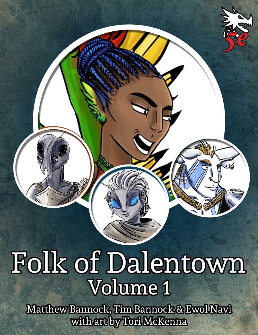 Folk of Dalentown Volume 1 for 5th Edition cover